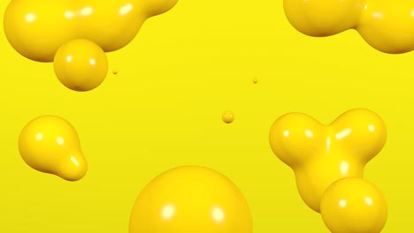 Abstract-liquid-viscous-fluid-soap-yellow-metaballs